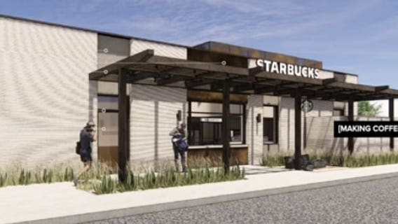 Starbucks unveils first 3D printed store in Texas, built with robotic layered concrete